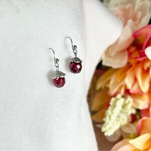 Chico’s Red Bead Drop Earrings (BUNDLE with other items for a DEAL!)